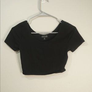 Black Crop Top from TopShop